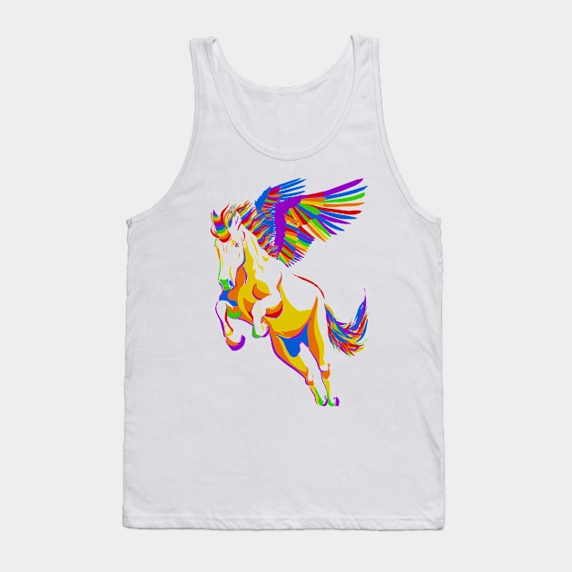 Rainbow Unicorn | LGBTQ Pride Design Tank Top by GeorgiaGoddard